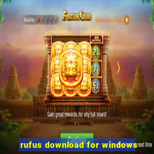 rufus download for windows